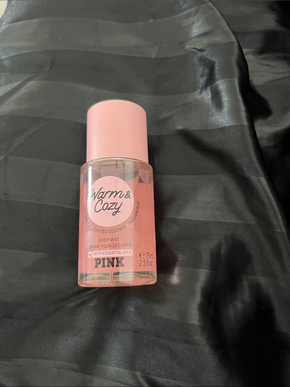 Victoria's Secret PINK Warm & Cozy Body Mist — Light Pink Bottle